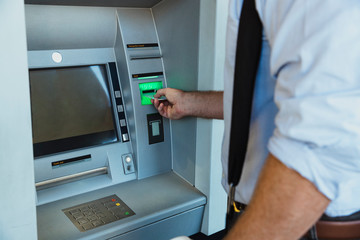 Withdrawing Money from ATM Machine