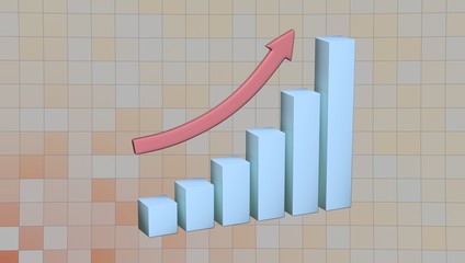 Increment graph ortho pastel BG
