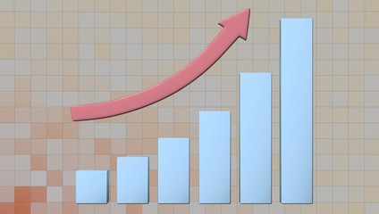 Increment graph pastel BG