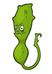 Cartoon bacteria