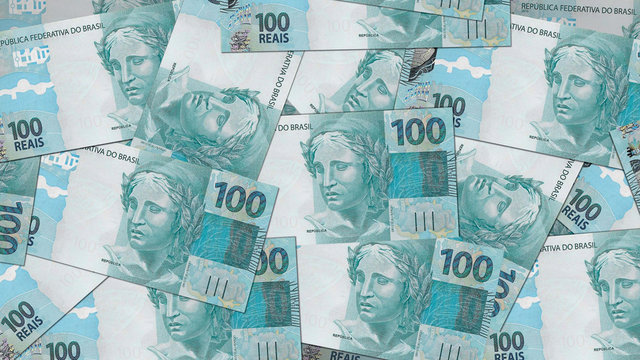 Notas de 100 reais do brasil Stock Photo by ©joelfotos 144692049