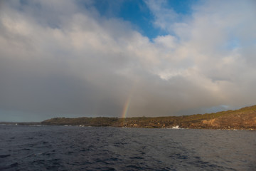 Double rainbow on Pico Island, Azores, Portugal