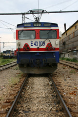 Electric locomotives and their electronic circuits from modern means of transport. These trains don't pollute the air at all.