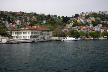 Naklejka premium Historical Bosphorus, coasts, historical streets and mosques