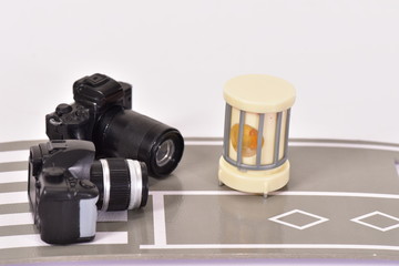 道とストーブとカメラ