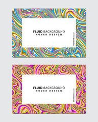 Vector marbling art. Fluid Abstract background for cover, card, flyer, brochure, poster design.