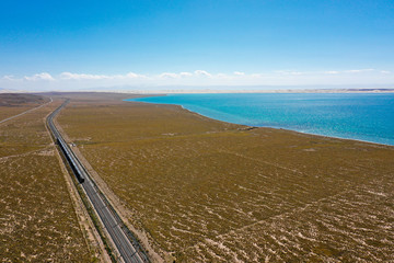 Qinghai Lake in Northwest China