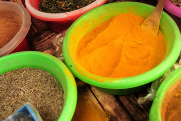 various spices market in india