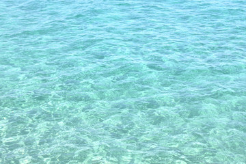 Fototapeta na wymiar Beautiful natural background with perfectly clear sea water