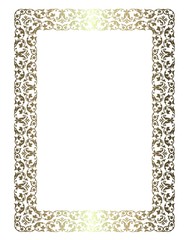 Elegant gold frame