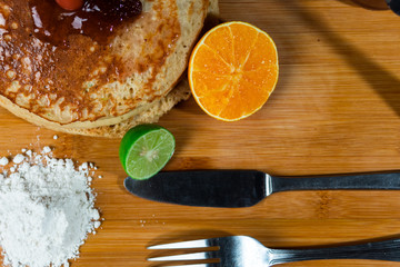 Hotcake de Naranja y Limon