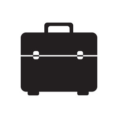 suitcase icon vector solated on white background