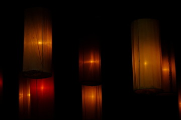 Fashion lantern in the room very good create interior design.