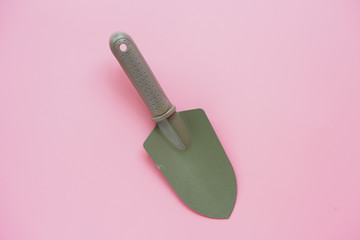 Tools for planting trees, shovels and shoveling forks