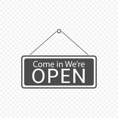Open Hanging sign