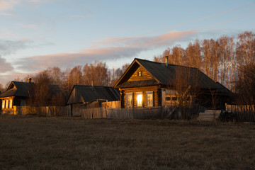 Obraz premium Old house in the village of Mariez Republic of Mariel