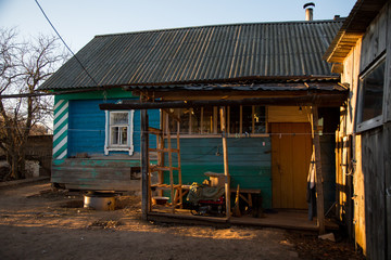 Obraz premium Old house in the village of Mariez Republic of Mariel