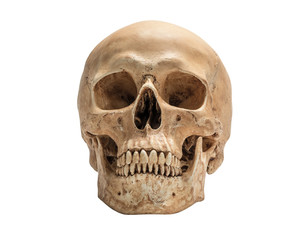 skull of human head isolate
