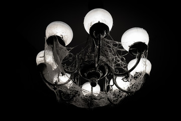 chandelier in the web