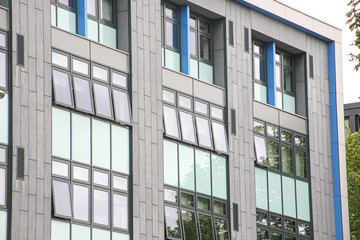 facade of modern building