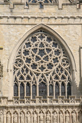 Obraz premium detail of the cathedral of exeter