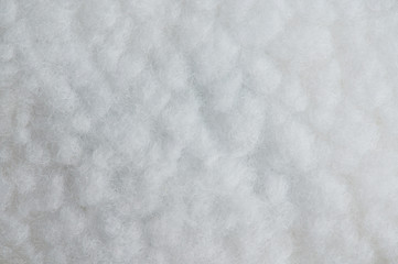 White lamb fur