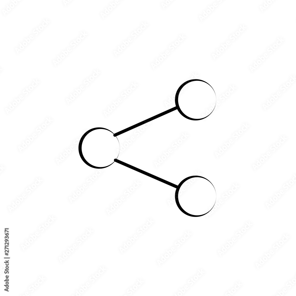 Poster share icon isolated on white background. share icon modern symbol for graphic and web design. share 