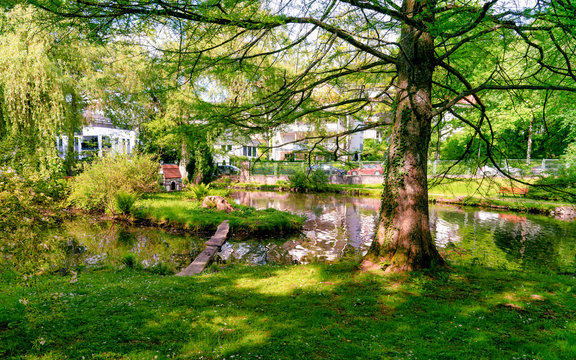 Spa gardens, Bad Orb , Hesse, Germany