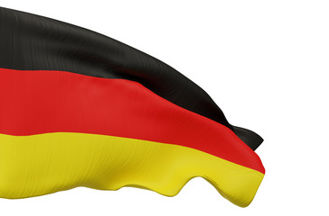 flag of Germany 3d-illustration