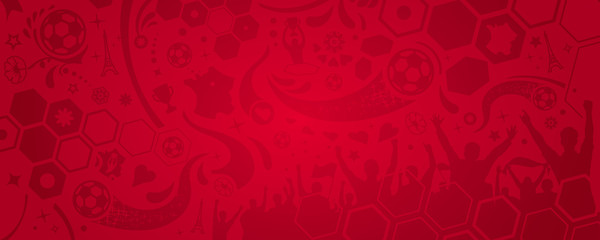 ARRIÈRE-PLAN ROUGE FOOTBALL FRANÇAIS © kazy