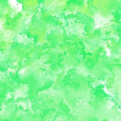 abstract stained pattern texture square background neon highlight green color - modern painting art - watercolor splotch effect