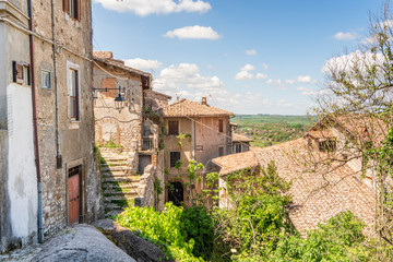 Fototapeta na wymiar Medieval town of Artena, Lazio, Italy