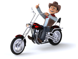 Fun Cowboy - 3D Illustration