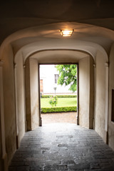 Blick in den Hof 