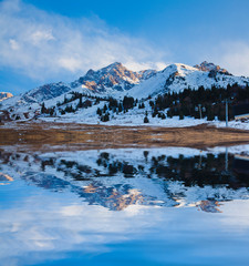 Mountain landscape central Asia