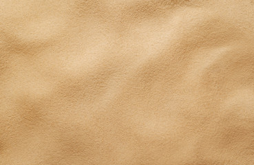 High angle view of empty sand texture, background with copy space