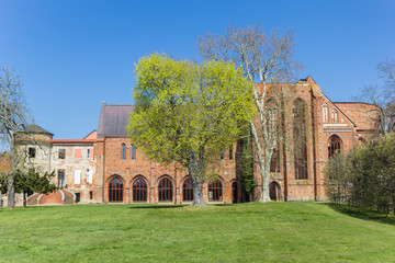 Fototapeta na wymiar Historic Klosterkirche church at the monastery of Dargun, Germany