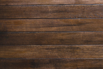 Obraz na płótnie Canvas Closeup of bright brown wood planks with fine wrinkles – Rough texture background – Natural construction material with various uses