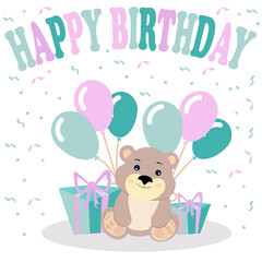 a cartoon animal bear