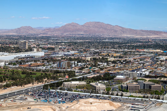 The Frenchman mountains in Vegas
