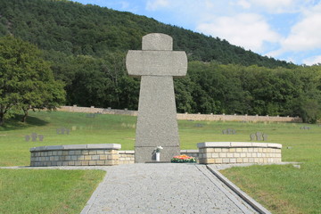 cross in cemetery