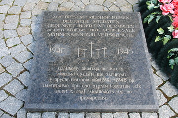 old tombstone in cemetery