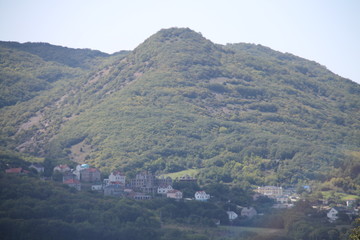 aerial view of mountains