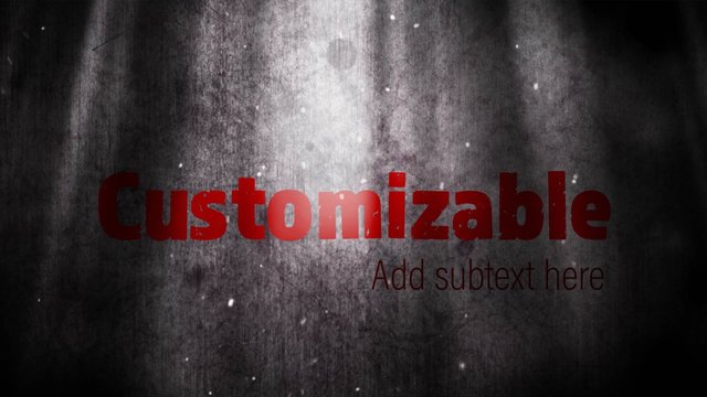 Volumetric Titles