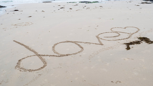love in the beach