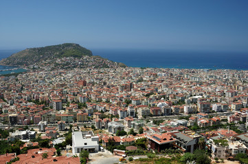 Obraz premium view of the city of the city 