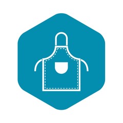 Welding apron icon in simple style isolated vector illustration