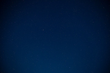 The beauty of the starry sky in the mountains