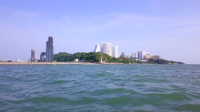 Beautiful view of Pattaya city, Thailand