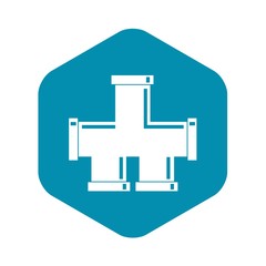 Obraz premium Drain system icon. Simple illustration of drain system vector icon for web